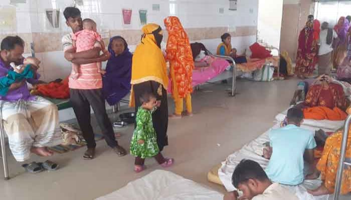 নওগাঁয় শীতের আগেই ঠান্ডাজনিত রোগে আক্রান্ত হচ্ছে শিশুরা