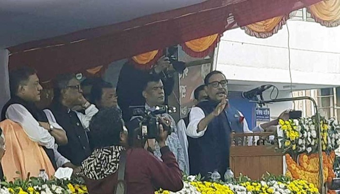 মুক্তিযুদ্ধকে বাঁচাতে হলে আওয়ামী লীগকে বাঁচাতে হবে: ওবায়দুল কাদের
