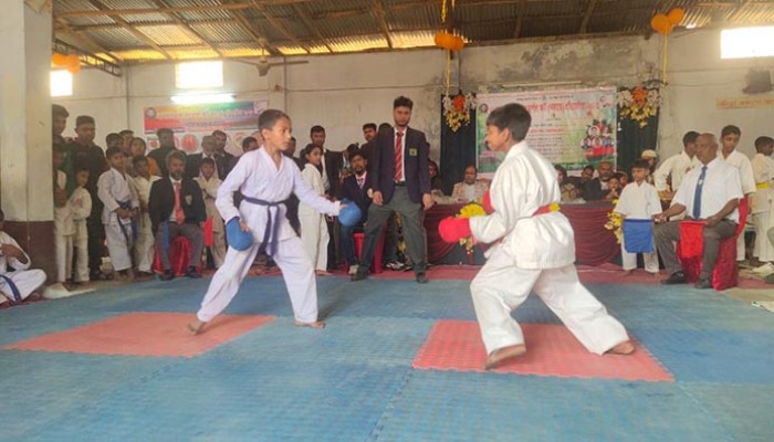 চাঁপাইনবাবগঞ্জে স্কুলকাপ মার্শাল আর্ট প্রতিযোগিতা