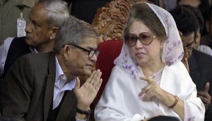 খালেদা জিয়ার সঙ্গে মির্জা ফখরুলের ঘণ্টাব্যাপী বৈঠক