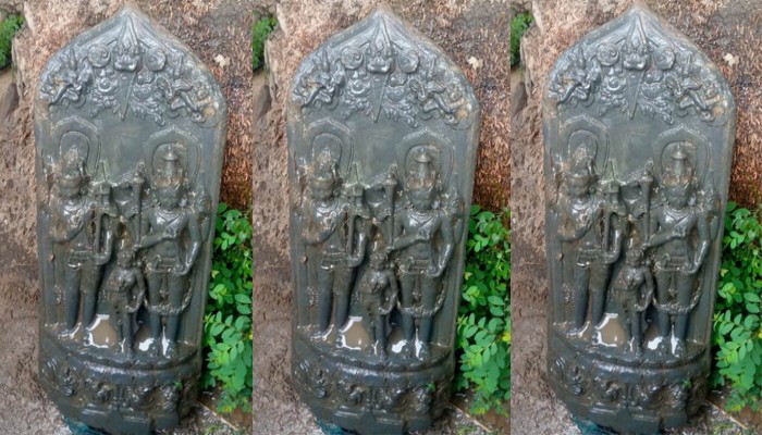 রাণীনগরে লক্ষী নারায়ন মূর্তি উদ্ধার