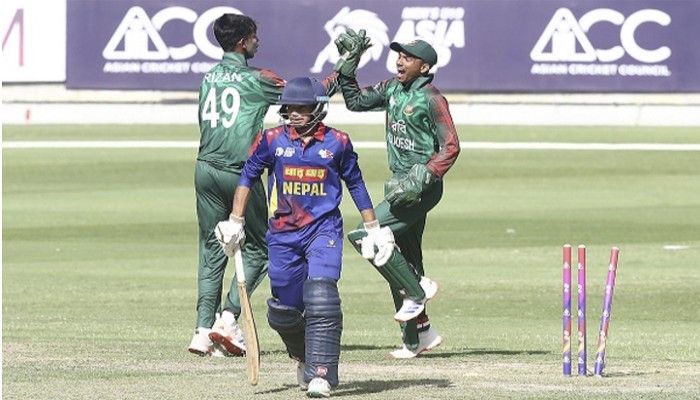 নেপালকে উড়িয়ে সেমিফাইনালে বাংলাদেশ