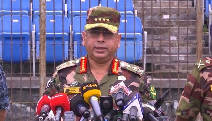 সেনাবাহিনীকে রাজনীতিতে হস্তক্ষেপ করতে দেব না, এটা আমার অঙ্গীকার: সেনাপ্রধান