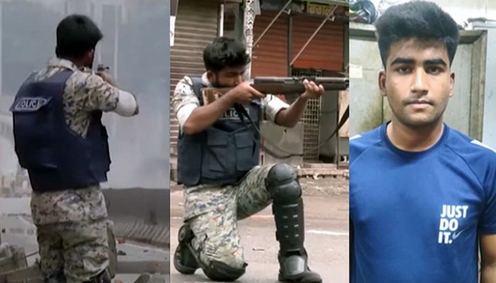 রাজধানীতে পাঁচজনকে গুলি করে গণহত্যা মামলায় আসামি কনস্টেবল সুজন ট্রাইব্যুনালে