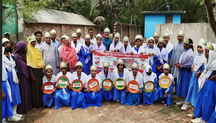 পীরগাছা এ.এফ বালিকা উচ্চ বিদ্যালয়ে বাংলা নববর্ষ ১৪৩২ বরন