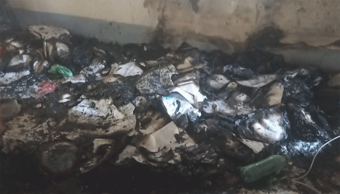 রাণীশংকৈলে ইউনিয়ন পরিষদে আগুন, আটক-২