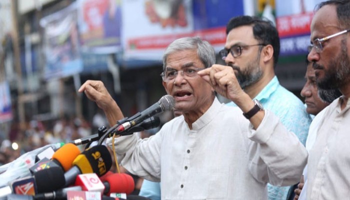 দেশের ১৮ কোটি মানুষ আওয়ামী লীগকে দেখতে চায় না: ফখরুল