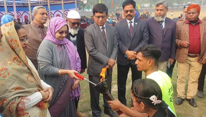 রাজশাহীতে ৫২ তম শীতকালীন ক্রীড়া  প্রতিযোগিতার আনুষ্ঠানিক উদ্বোধন