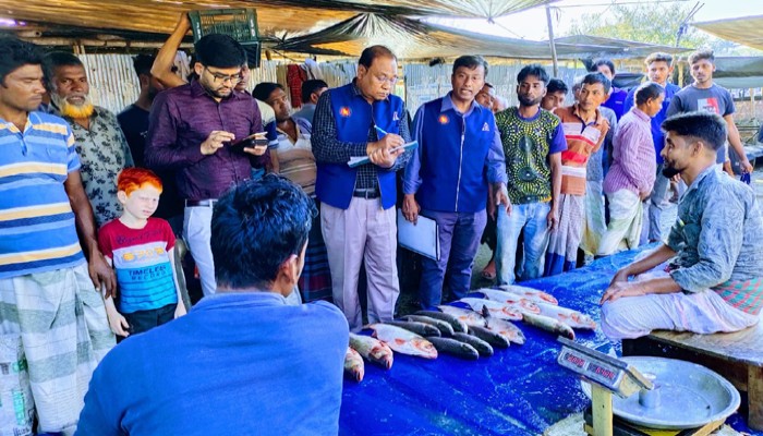 পুঠিয়ায় বিএসটিআই মোবাইল কোর্ট পরিচালনা, একাধীক প্রতিষ্ঠাকে জরিমানা