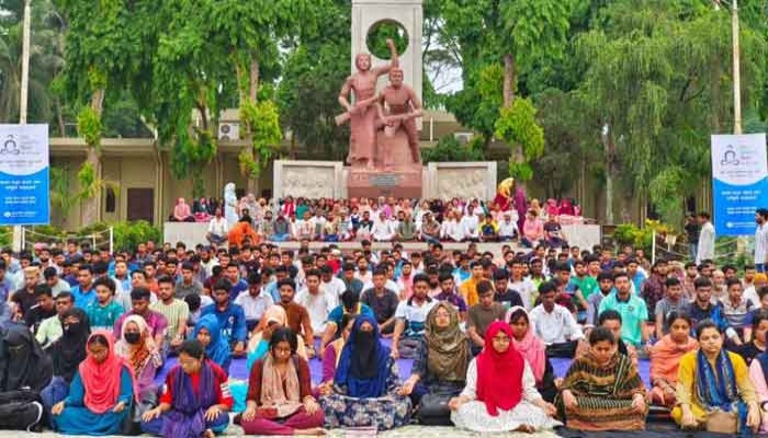 রাবিতে বিশ্ব মেডিটেশন দিবস পালিত