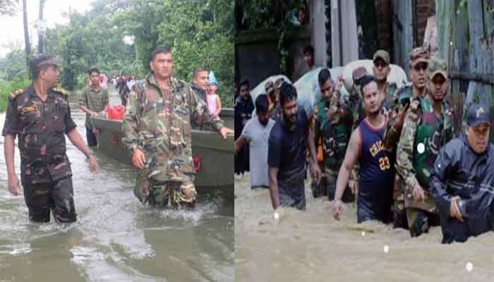 বন্যার্তদের সহযোগিতায় এক দিনের বেতন দিলো সেনাবাহিনী