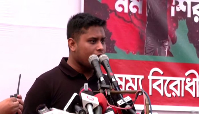 অন্তর্বর্তীকালীন সরকারকে হাসনাত আব্দুল্লাহর হুঁশিয়ারি