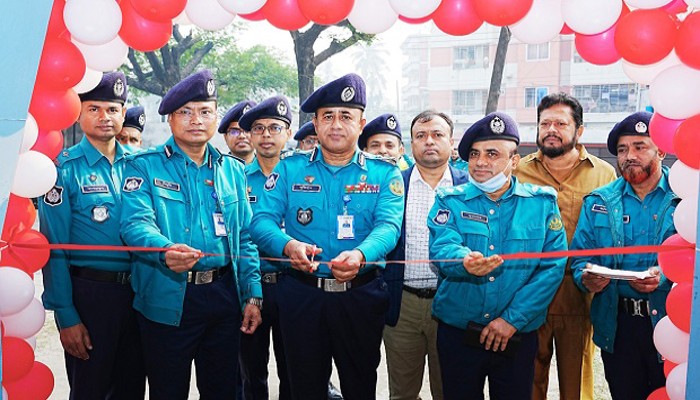 রাজপাড়া থানার নতুন ভবন উদ্বোধন করলেন আরএমপি পুলিশ কমিশনার