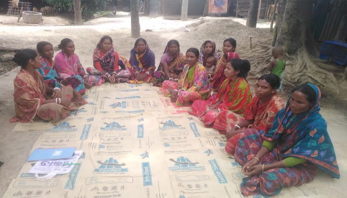 ​সাপাহারে কাজলি মডেল শিশু বিকাশ কেন্দ্রের  মা  সমাবেশ অনুষ্ঠিত