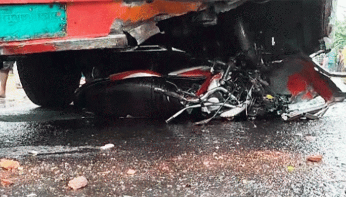 সৈয়দপুরে বাসের সঙ্গে মুখোমুখি সংঘর্ষে দুই মোটরসাইকেল আরোহী নিহত