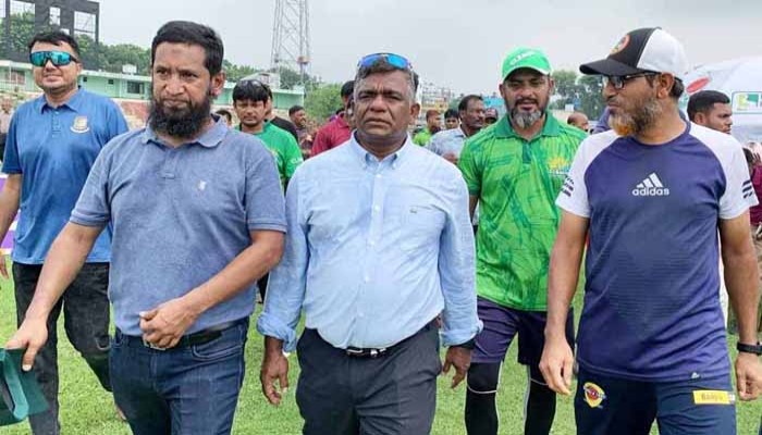 টেস্ট ক্রিকেটের ২৫ বছর পূর্তি উপলক্ষে রাজশাহীতে বিসিবি সভাপতি বুলবুল টেস্ট ক্রিকেটের ২৫ বছর পূর্তি উপলক্ষে রাজশাহীতে বিসিবি সভাপতি বুলবুল