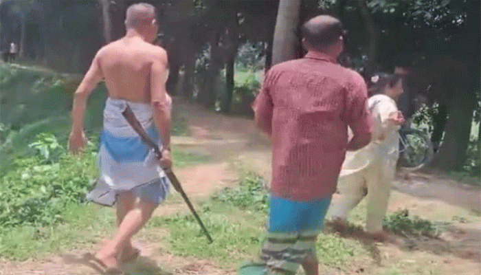 প্রবাসীকে গুলি করে হত্যার হুমকির অভিযোগে অস্ত্রধারী বিএনপি নেতা গ্রেপ্তার