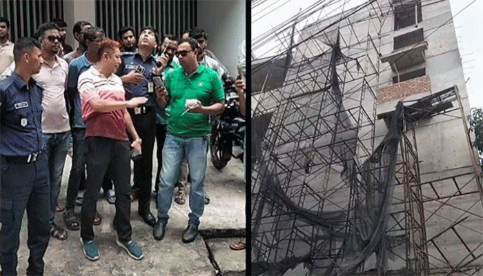 যশোরে নির্মাণাধীন ভবনের কার্নিশ ভেঙে দুই প্রকৌশলীসহ ৩জন নিহত যশোরে নির্মাণাধীন ভবনের কার্নিশ ভেঙে দুই প্রকৌশলীসহ ৩জন নিহত