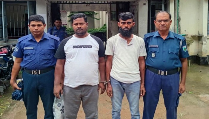 বাঘায় বিপুল পরিমান গাঁজা ও ইয়াবা-সহ রাজশাহী নগরীর সুমন ও সনেট গ্রেফতার