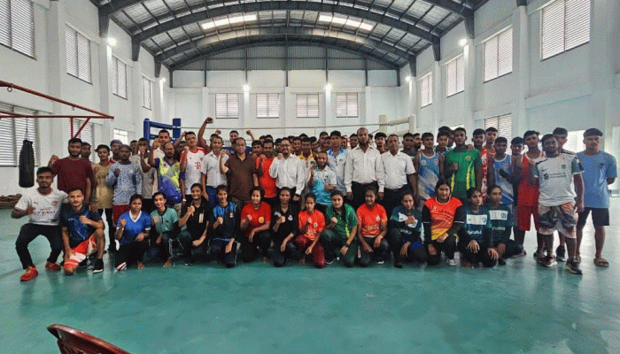 রাজশাহীতে বক্সিং প্রতিযোগিতার  বাছাই পর্ব ২০২৫ অনুষ্ঠিত রাজশাহীতে বক্সিং প্রতিযোগিতার  বাছাই পর্ব ২০২৫ অনুষ্ঠিত