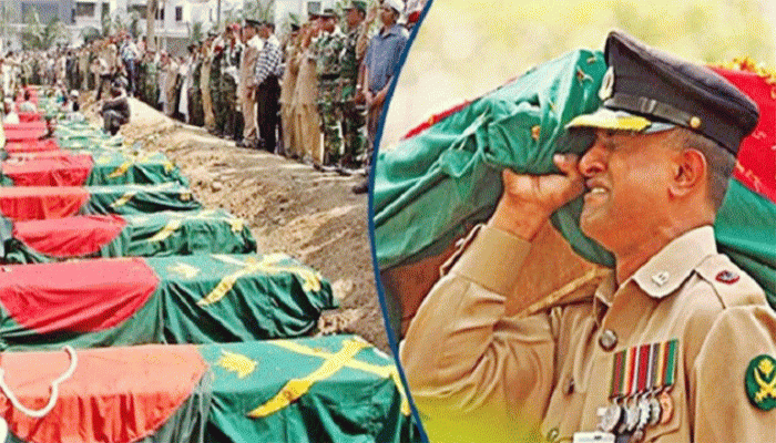 স্ত্রীকে ফোন করে বলি, ‘আমি হয়তো আর বাঁচব না, ক্ষমা করো’: সাক্ষ্যে মেজর (অব.) মোকাররম স্ত্রীকে ফোন করে বলি, ‘আমি হয়তো আর বাঁচব না, ক্ষমা করো’: সাক্ষ্যে মেজর (অব.) মোকাররম