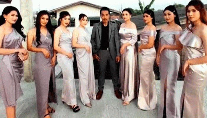 ৮ স্ত্রী নিয়ে একই ছাদের নিচে সুখের সংসার