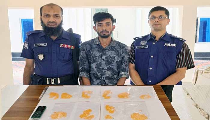 কক্সবাজারের ইয়াবা কারবারি নোয়াখালীতে গ্রেপ্তার