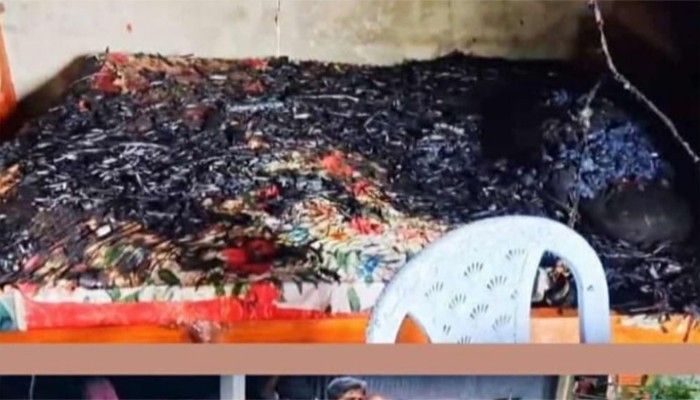 গাজীপুরের স্ত্রীকে তালাবদ্ধ করে পুড়িয়ে মারল স্বামী