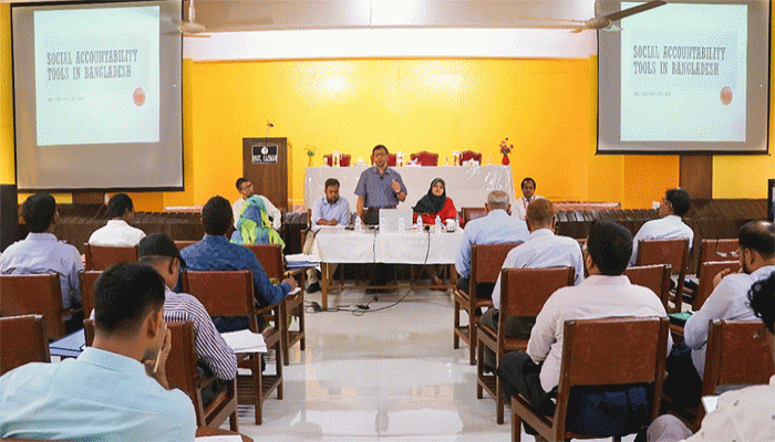 রাজশাহীতে অনুষ্ঠিত হলো ‘সোশ্যাল একাউন্ট্যাবিলিটি টুলস’ বিষয়ক কর্মশালা