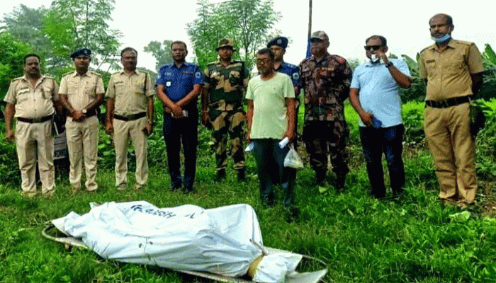 পত্নীতলা ১৪ বিজিবি ও বিএসএফ পতাকা বৈঠকে ভারতীয় নাগরিকের লাশ হস্তান্তর পত্নীতলা ১৪ বিজিবি ও বিএসএফ পতাকা বৈঠকে ভারতীয় নাগরিকের লাশ হস্তান্তর