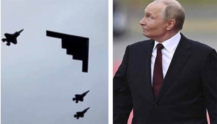 হঠাৎ উড়ে এল মার্কিন বোমারু বি-২, চকিতে পুতিনের চোখ আকাশের দিকে