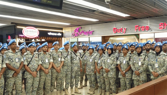 শান্তিরক্ষা মিশনে গেলেন ১৮০ পুলিশ সদস্য