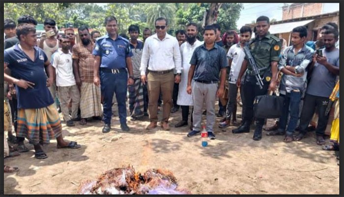রাণীনগরে নিষিদ্ধ সুতি ও কারেন্টজাল জব্দ