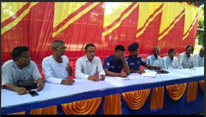 সামজিক সম্প্রীতি বজায় রেখে শারদীয় দুর্গাপূজা পালনকরা হবে রাণীশংকৈলে সহকারী পুলিশ সুপার স্নেহাশীষ কুমার দাস