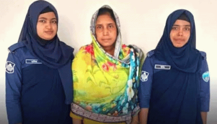 কমলনগরে স্বর্ণের দুলের লোভে ২য় শ্রেণির ছাত্রীকে হত্যাচেষ্টা, নারী গ্রেপ্তার