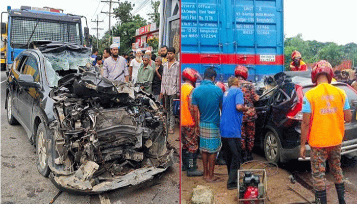 মিরসরাইয়ে সড়ক দুর্ঘটনায় বাবা-মেয়েসহ নিহত ৩ মিরসরাইয়ে সড়ক দুর্ঘটনায় বাবা-মেয়েসহ নিহত ৩