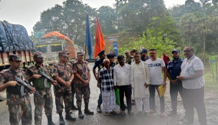 ভারতীয় নাগরিক রামদেব মাহাতোকে নিজ দেশে হস্তান্তর ভারতীয় নাগরিক রামদেব মাহাতোকে নিজ দেশে হস্তান্তর