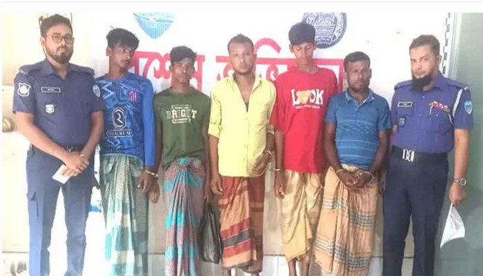 স্বামীর সহযোগিতায় তরুণীকে দলবদ্ধ ধর্ষণ, গ্রেফতার ৫