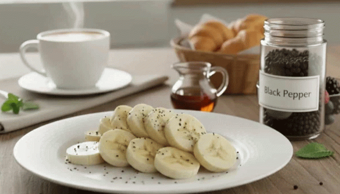 ব্রেকফাস্টে কলার সঙ্গে সামান্য গোলমরিচ! শুনতে অদ্ভুত এই কম্বোর উপকার অনেক ব্রেকফাস্টে কলার সঙ্গে সামান্য গোলমরিচ! শুনতে অদ্ভুত এই কম্বোর উপকার অনেক