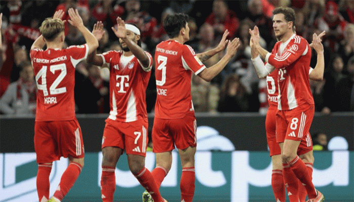 লেভারকুসেনকে উড়িয়ে দিল বায়ার্ন