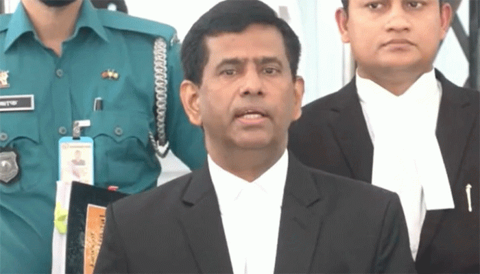 দোষী অথবা নির্দোষ এর বাইরে ইনুর কোনও বক্তব্য আমলে নেয়ার সুযোগ নেই: চিফ প্রসিকিউটর