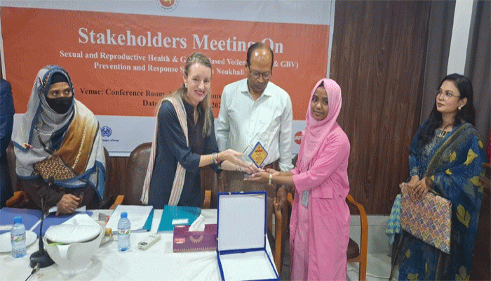 নোয়াখালীতে যৌন-প্রজনন স্বাস্থ্য ও লিঙ্গ ভিত্তিক সহিংসতা প্রতিরোধ সভা