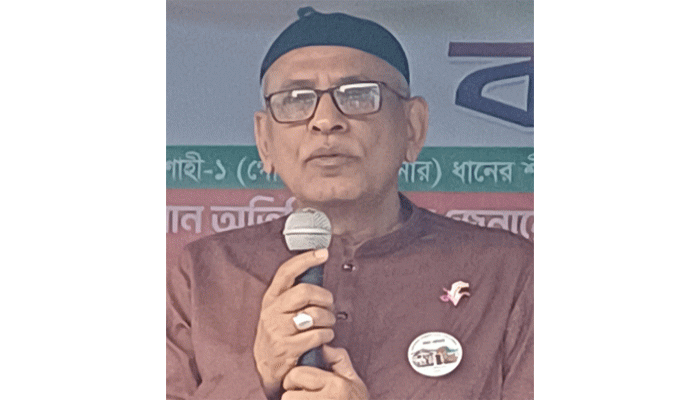 রাজশাী-১ আসনে বিএনপির প্রার্থী শরিফ উদ্দিনের ঐক্যর আহবান