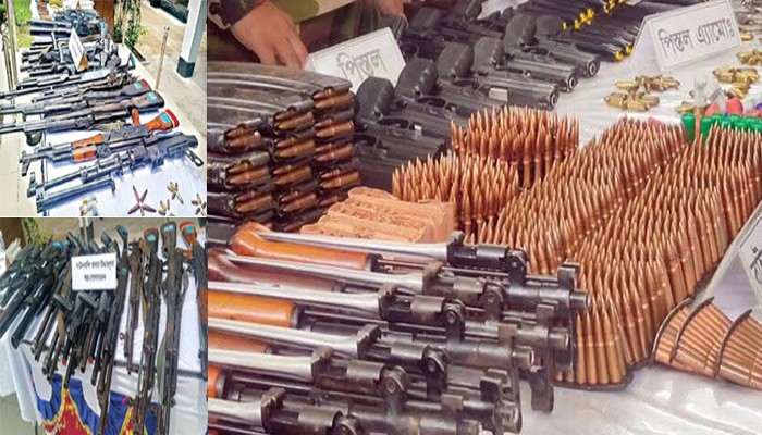 থানা থেকে লুট হওয়া অস্ত্র এখন অপরাধীদের হাতিয়ার, নির্বাচন ঘিরে বিশেষ অভিযানে পুলিশ-র‍্যাব