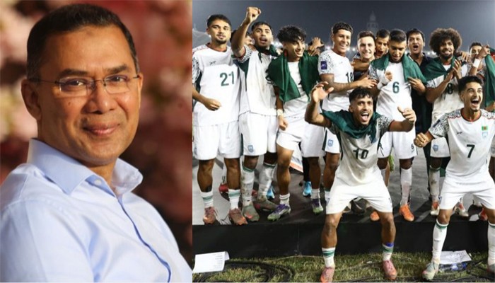 হামজাদের প্রশংসায় ভাসালেন তারেক রহমান