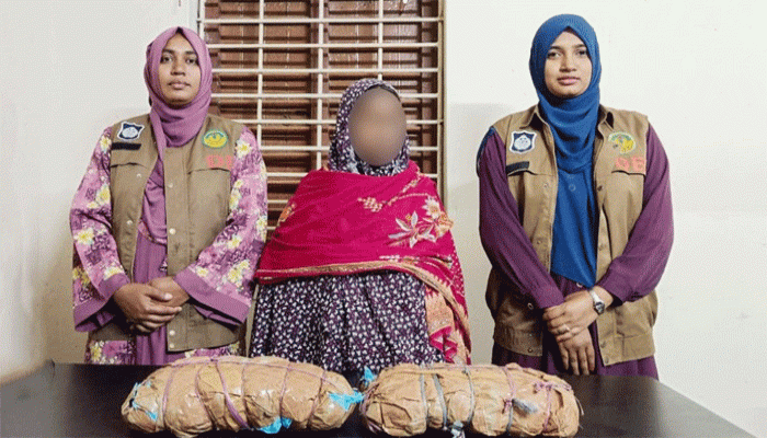 নগরীতে গাঁজাসহ নারী গ্রেফতার