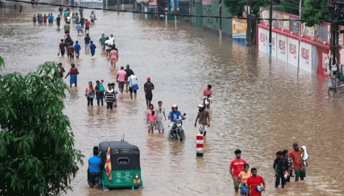 শ্রীলঙ্কায় বন্যা ও ভূমিধসে নিহত বেড়ে ৫৬