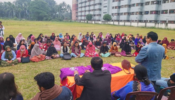 রাবিতে বহ্নিশিখার আত্মরক্ষা প্রশিক্ষণ কর্মসূচির উদ্বোধন