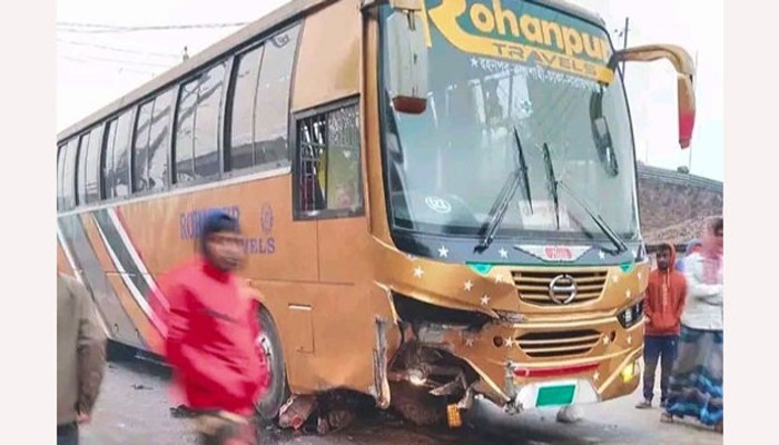 গোদাগাড়ীতে বাসচাপায় সাইকেল আরোহীর মৃত্যু