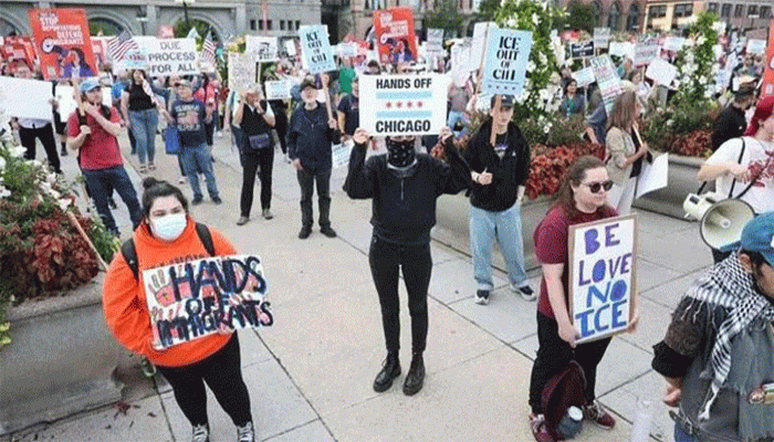 অভিবাসীদের ওপর ৫ হাজার ডলার ‘গ্রেপ্তার ফি’ আরোপ করছে ট্রাম্প প্রশাসন